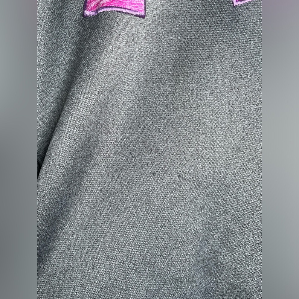Under Armour Large Hoodie Sweatshirt Top UA Sweaters Pink Grey Casual Athleisure - Picture 11 of 11